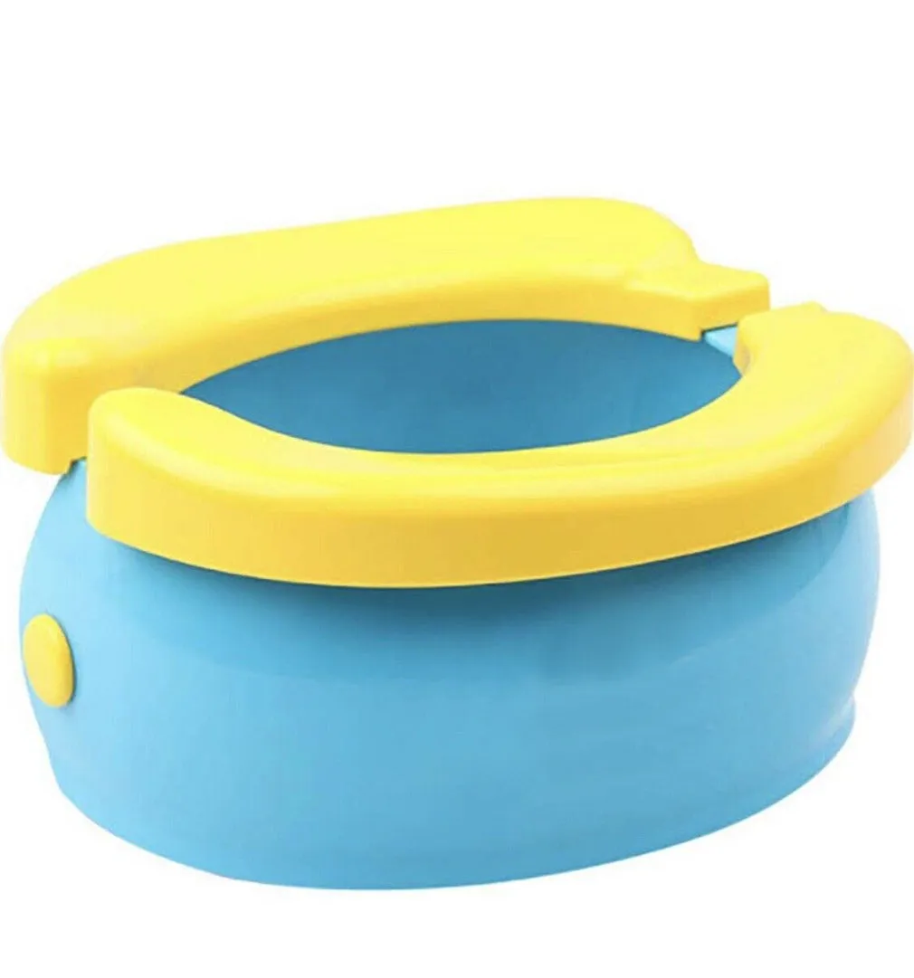 Toytexx Potty Training Seat Cute Banana Toilet Seat Trainer Portable Foldable Potty for Children Toddlers