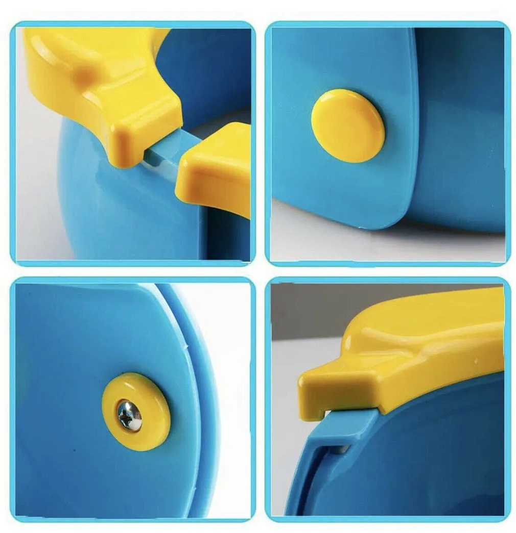 Toytexx Potty Training Seat Cute Banana Toilet Seat Trainer Portable Foldable Potty for Children Toddlers