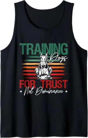 Training For Trust Service Dog Training Service Dog Trainer Tank Top