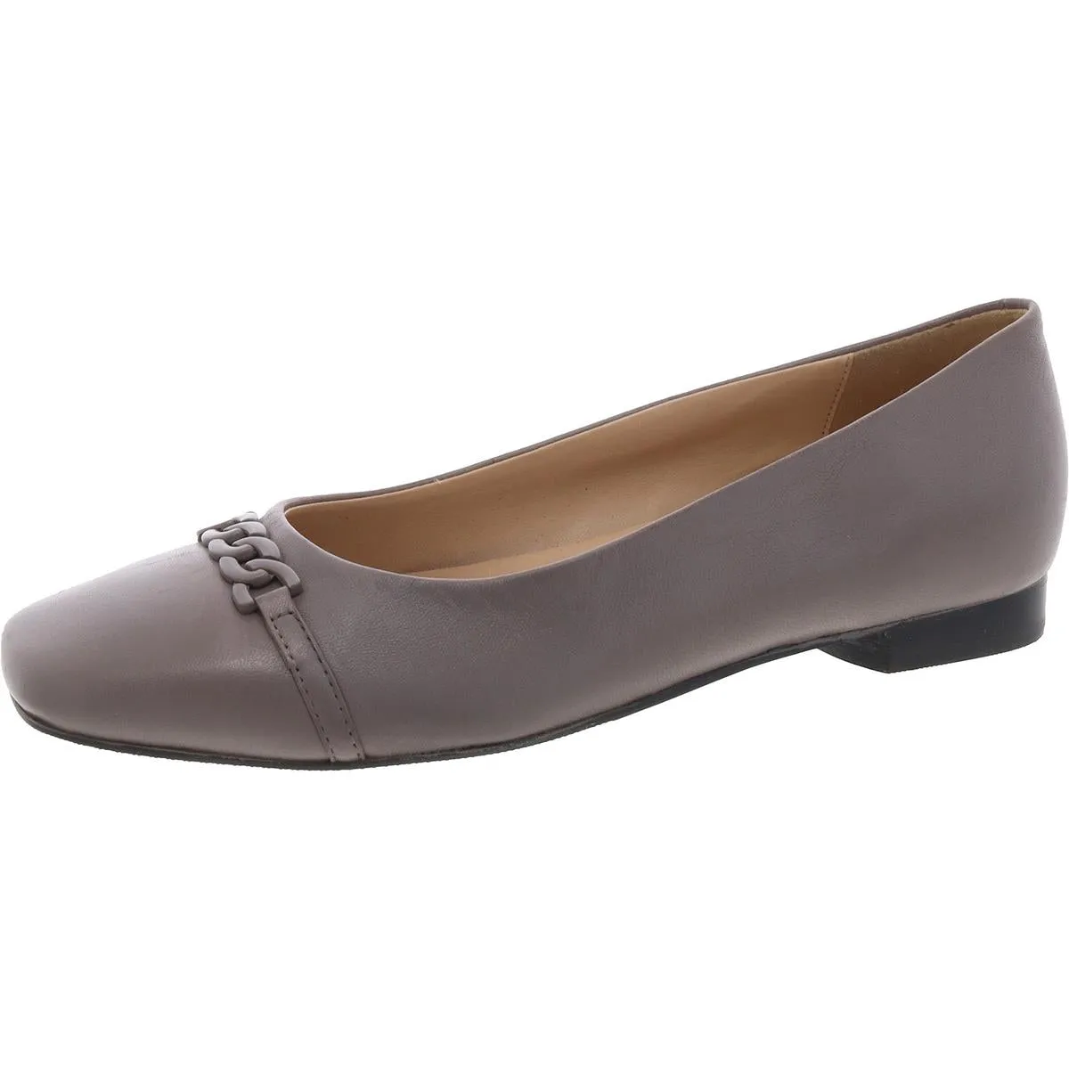 Trotters Womens Harmony Suede Slip-On Ballet Flats