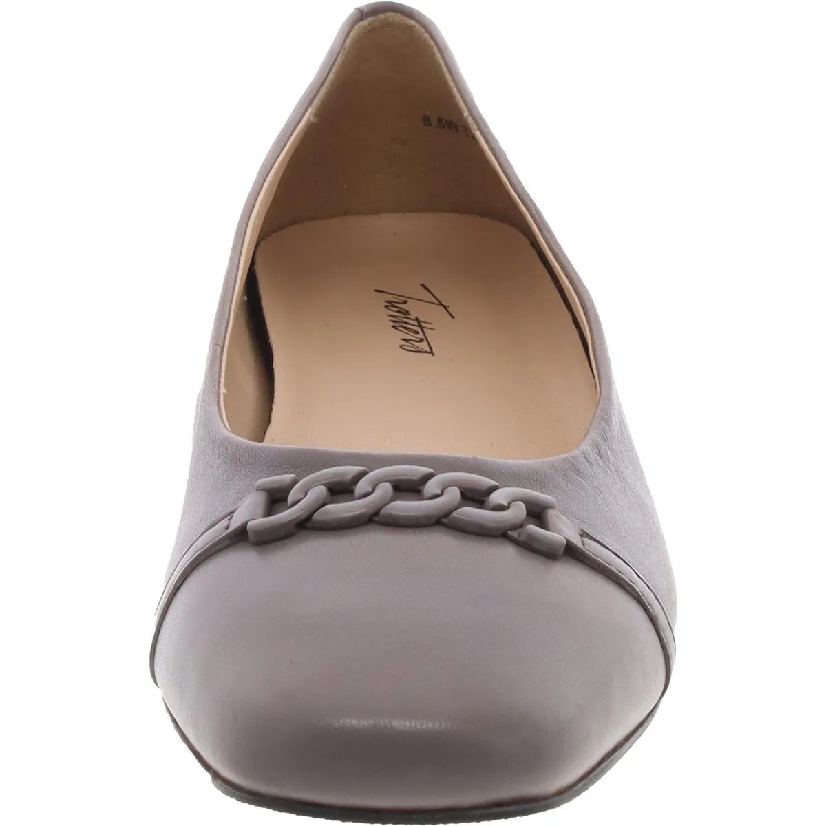Trotters Womens Harmony Suede Slip-On Ballet Flats