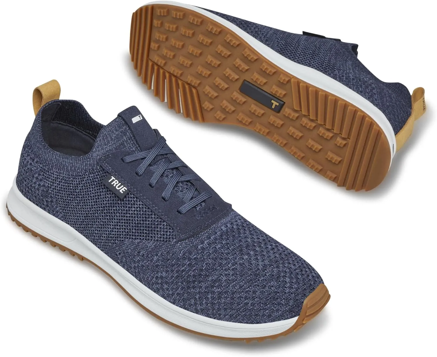 TRUE Linkswear All Day Knit II Men's Golf Shoe, Breathable, Lightweight - Comfort On and Off The Golf Course