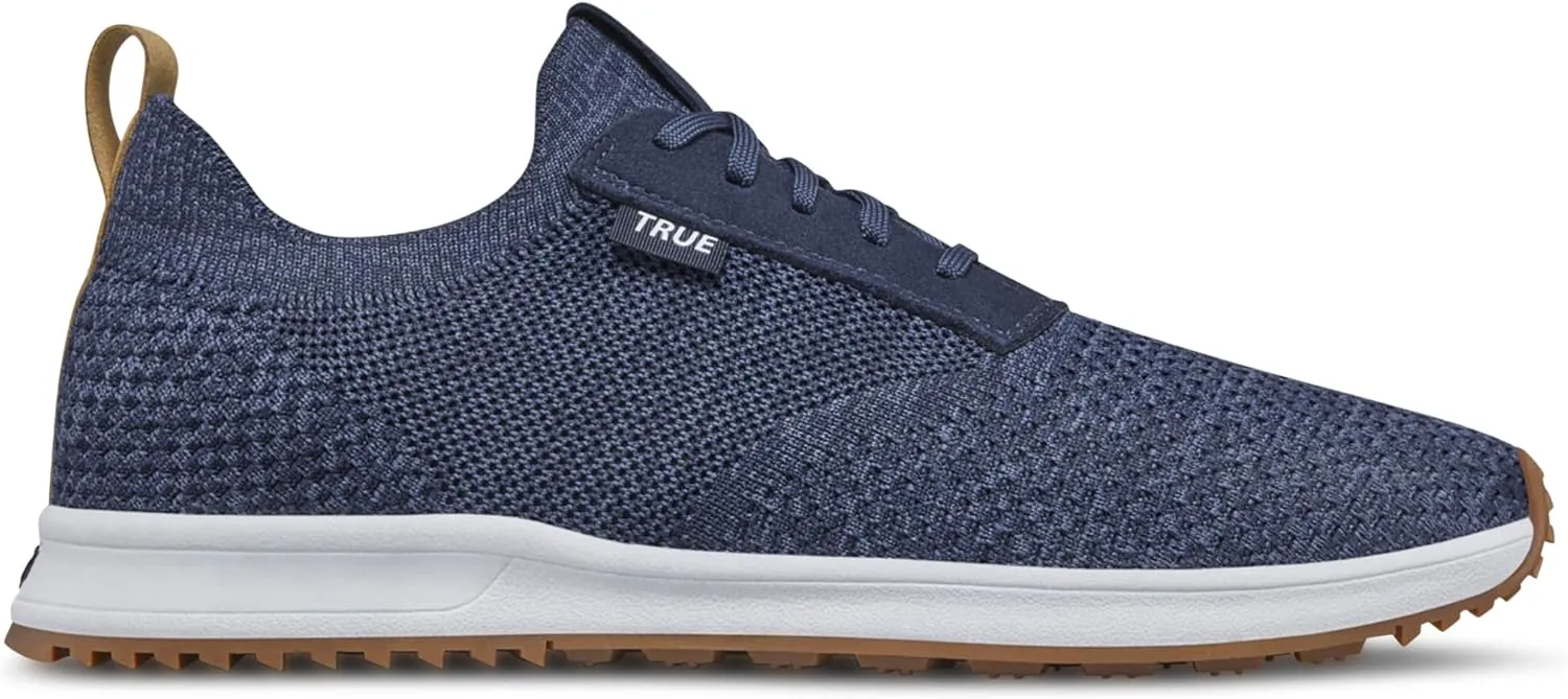 TRUE Linkswear All Day Knit II Men's Golf Shoe, Breathable, Lightweight - Comfort On and Off The Golf Course