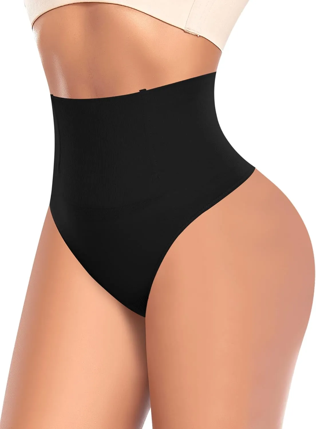 Tummy Control Thong Shapewear for Women High Waist Shaping Underwear Seamless Body Shaper Panties Girdle