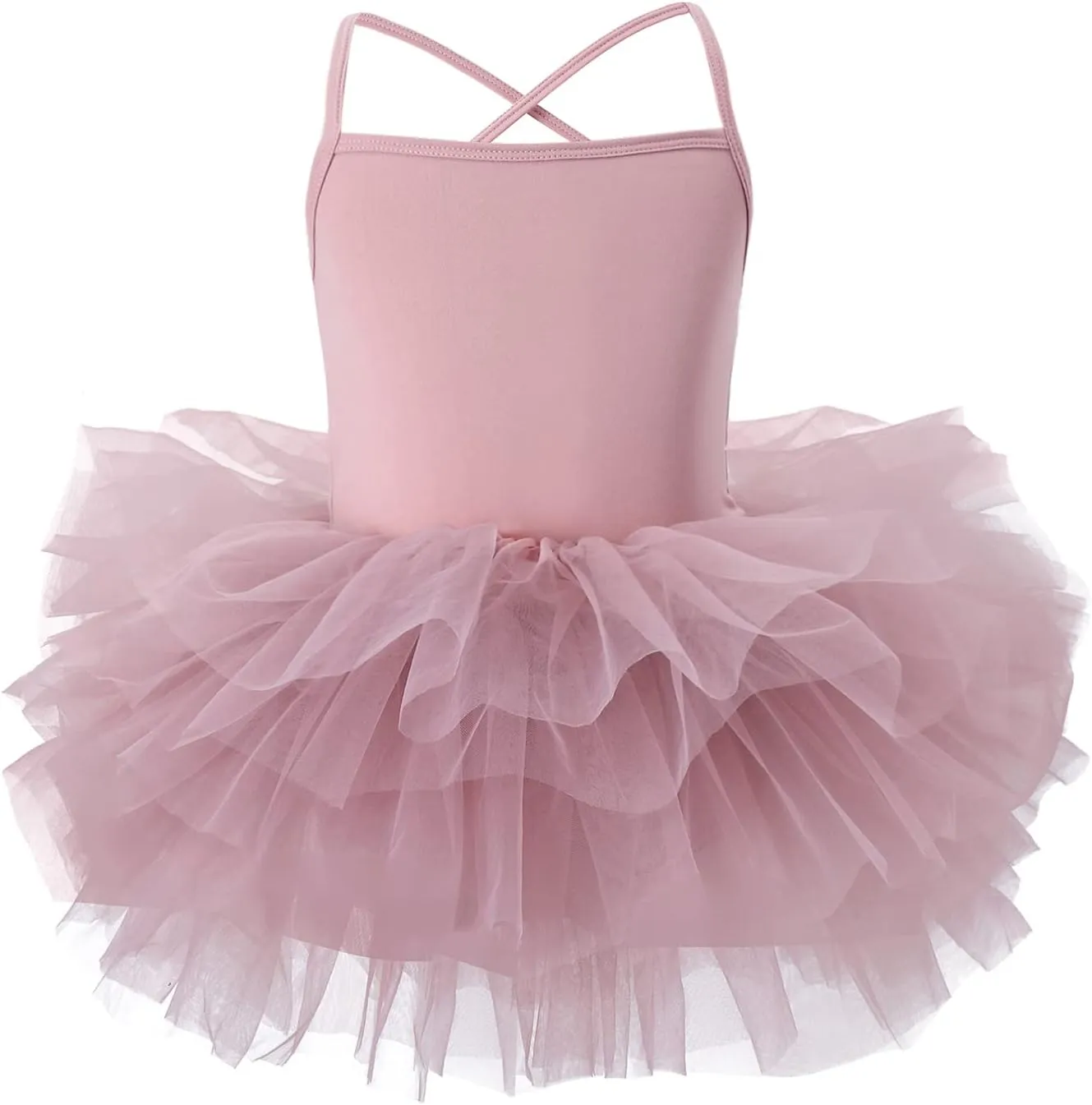 Tutu.kk Toddler Girls Ballet Skirted Leotards Strap Tutu Dress Party Costumes for Dance 18Months to 7t