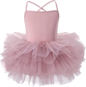 Tutu.kk Toddler Girls Ballet Skirted Leotards Strap Tutu Dress Party Costumes for Dance 18Months to 7t