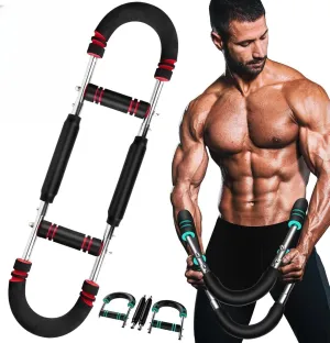 Twister Arm Trainer, 40-100lb Adjustable Arm Trainer for Men, Arm Trainer with Chest Workout Equipment, Forearm Triceps Chest Enhanced Exercise Strengthener, Portable Gym Home Fitness Equipment
