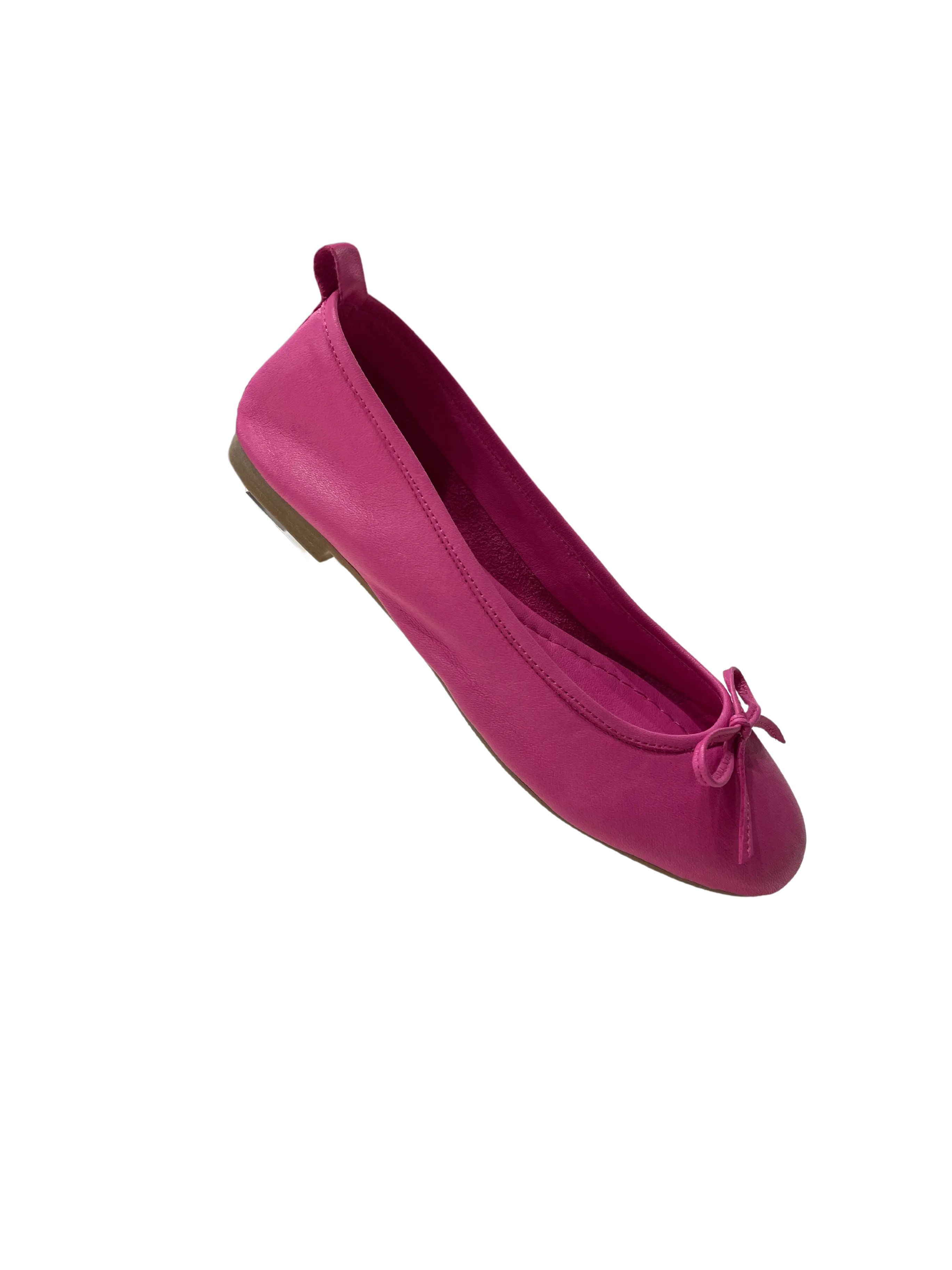 Tyche Ballet Flat in Fuchsia