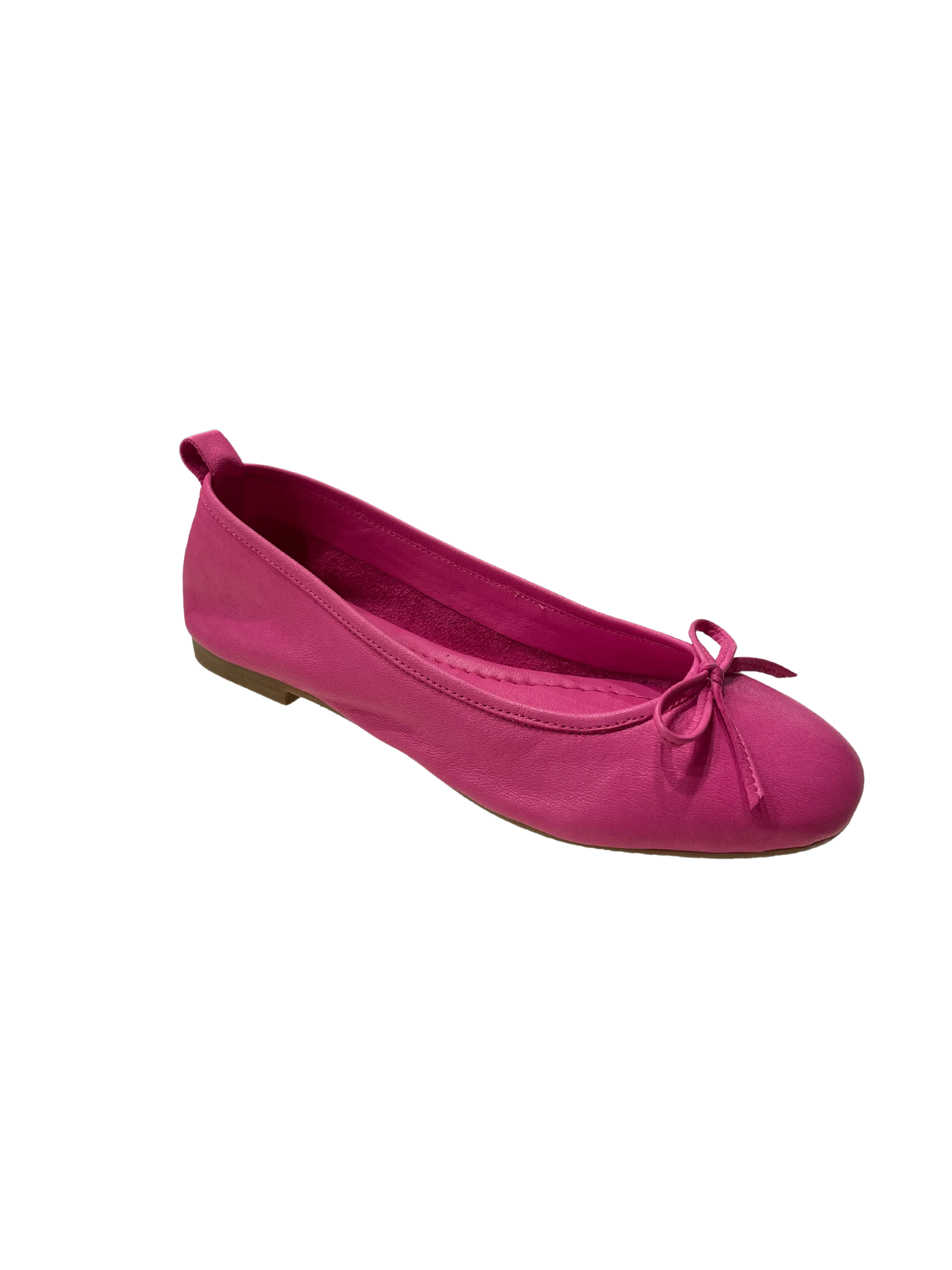 Tyche Ballet Flat in Fuchsia