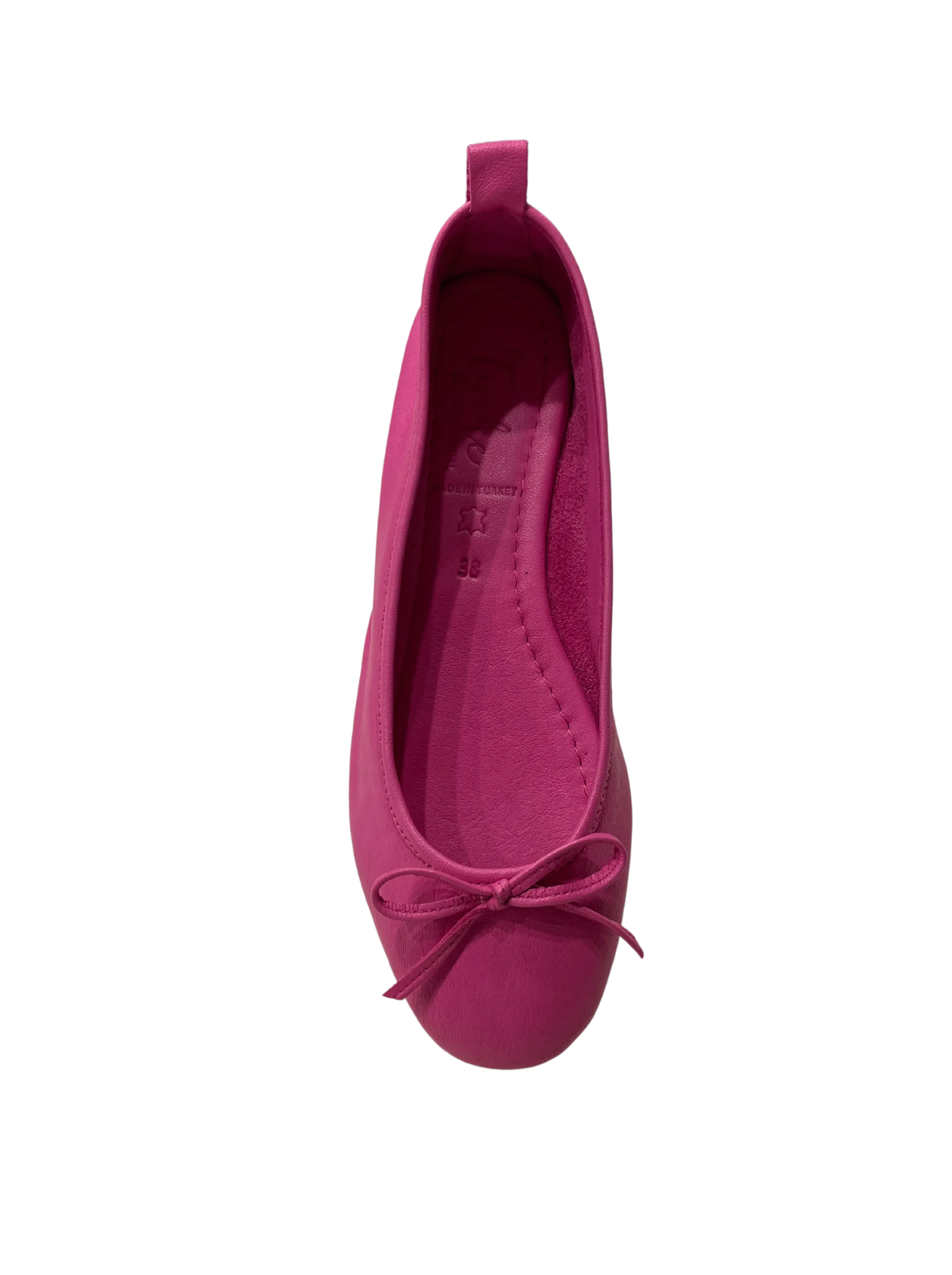 Tyche Ballet Flat in Fuchsia