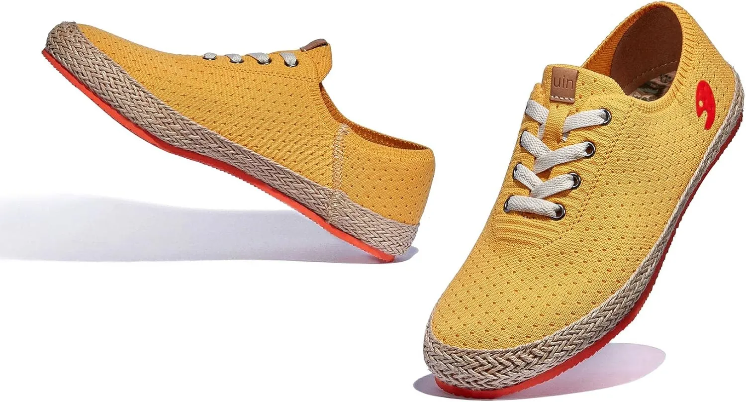 UIN Men's Art Painted Walking Casual Travel Shoes Lightweight Comfort Fashion Sneaker Formentera Series