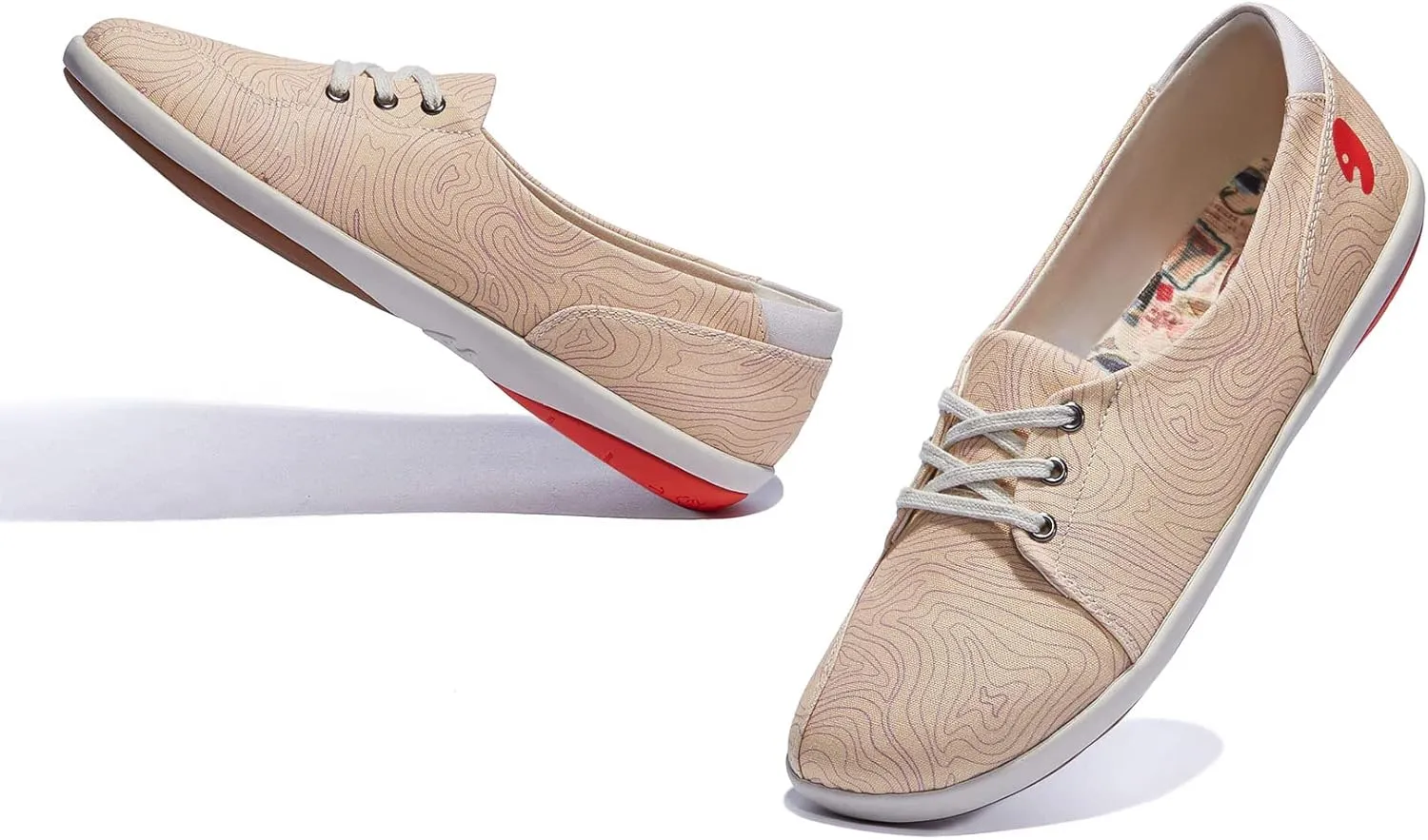 UIN Women's Ballet Flats Slip On Round Toe Casual Lightweight Comfortable Travel Shoes Illites Ⅱ