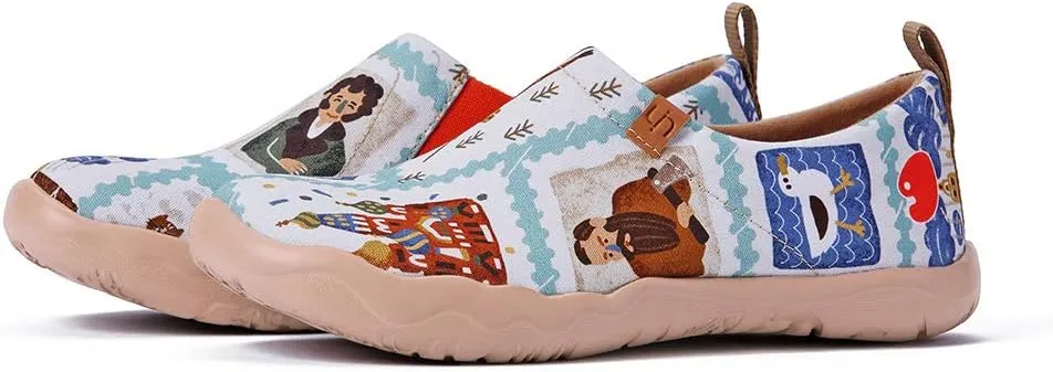 UIN womens Flats,comfort Walking,loafers
