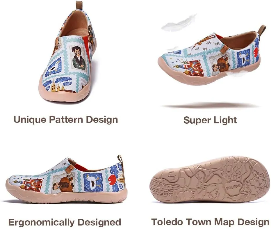 UIN womens Flats,comfort Walking,loafers