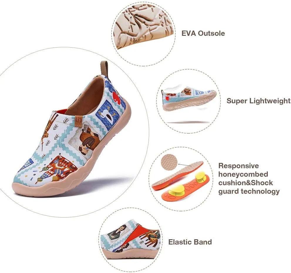 UIN womens Flats,comfort Walking,loafers