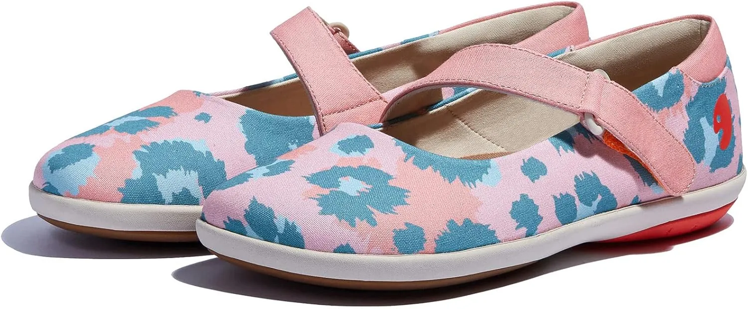 UIN Women's Mary Jane Flats Slip On Round Toe Casual Lightweight Comfortable Art Painted Travel Shoes Illites Ⅲ
