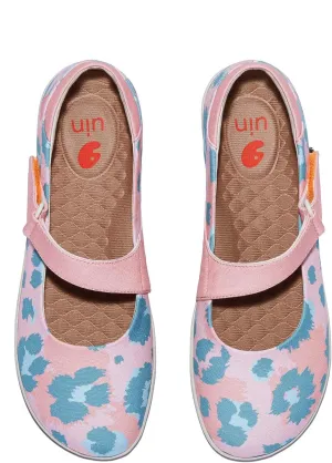 UIN Women's Mary Jane Flats Slip On Round Toe Casual Lightweight Comfortable Art Painted Travel Shoes Illites Ⅲ