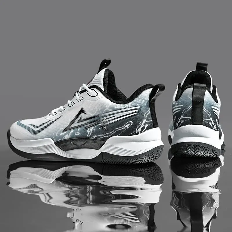 Unisex Basketball Shoes Breathable Anti Slip Wear-Resistant Shock-Absorbing Youth Sports Training Boots