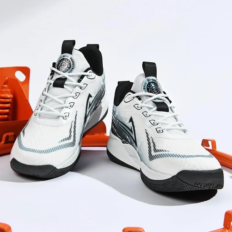 Unisex Basketball Shoes Breathable Anti Slip Wear-Resistant Shock-Absorbing Youth Sports Training Boots