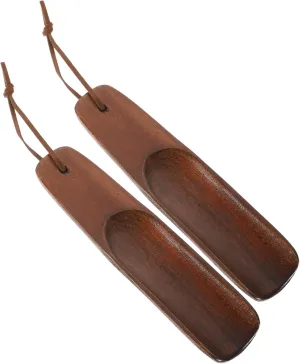 VALICLUD 2 Pcs 1 Set Shoe Lifting Tools Convenient Household Shoehorns for Easy Wear and Comfort for Reducing Back and Saving Random Color