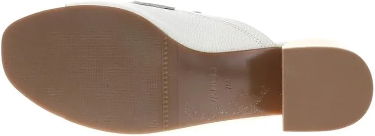 VANELi Womens Cannia Slide Block Casual Sandals Casual Low Heel 1-2" - White