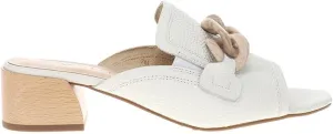 VANELi Womens Cannia Slide Block Casual Sandals Casual Low Heel 1-2" - White