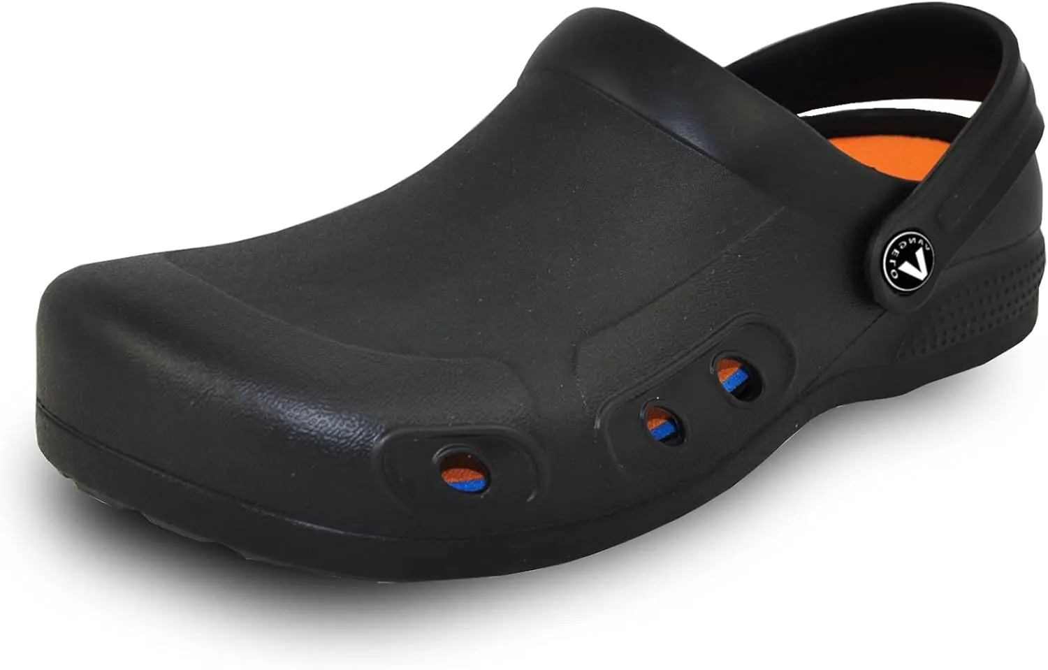 VANGELO Professional Slip Resistant Clog Waterproof Men Work Nurse Shoe Chef Shoe Ritz Black Lime White Multicolor