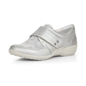 VELCRO COMFORT SHOE - SILVER