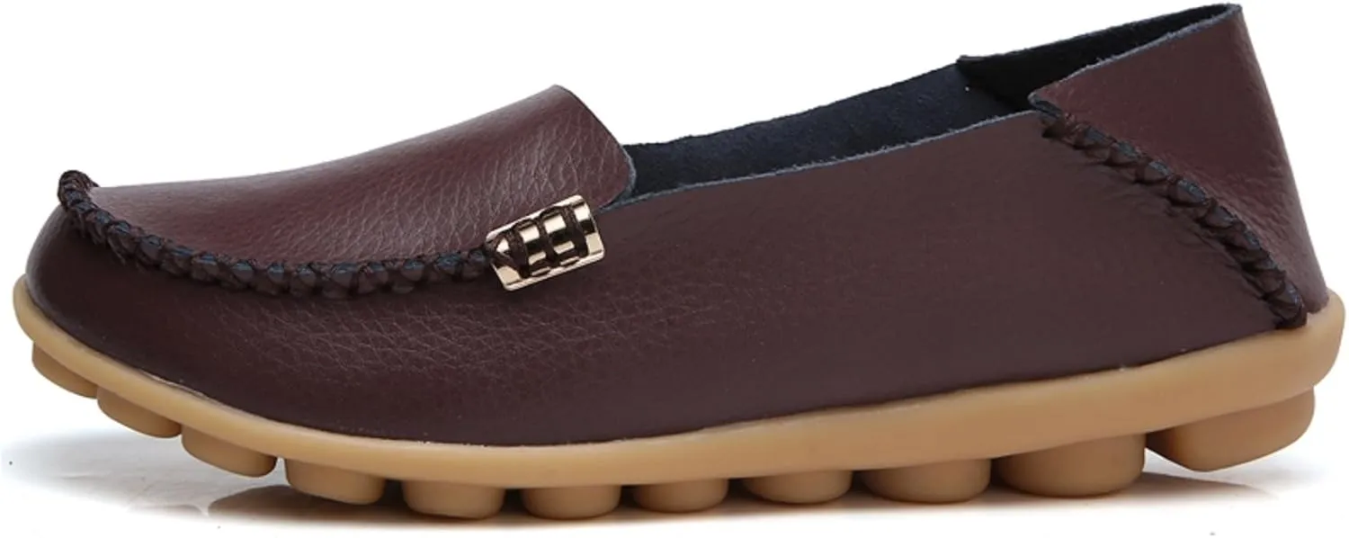 VenusCelia Women's Comfort Walking Boat Shoe