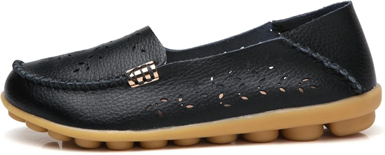 VenusCelia Women's Comfort Walking Boat Shoe