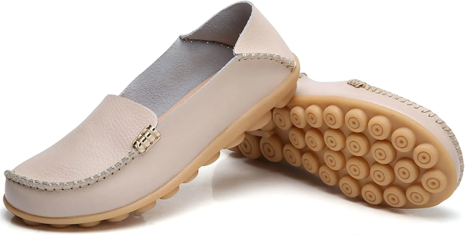 VenusCelia Women's Comfort Walking Boat Shoe