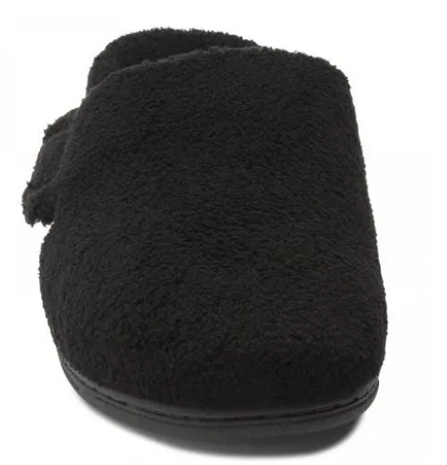 Vionic Black Gemma Mule Womens Comfort Adjustable Slippers 26GEMMA-BLK