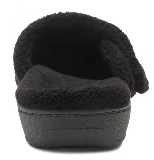 Vionic Black Gemma Mule Womens Comfort Adjustable Slippers 26GEMMA-BLK