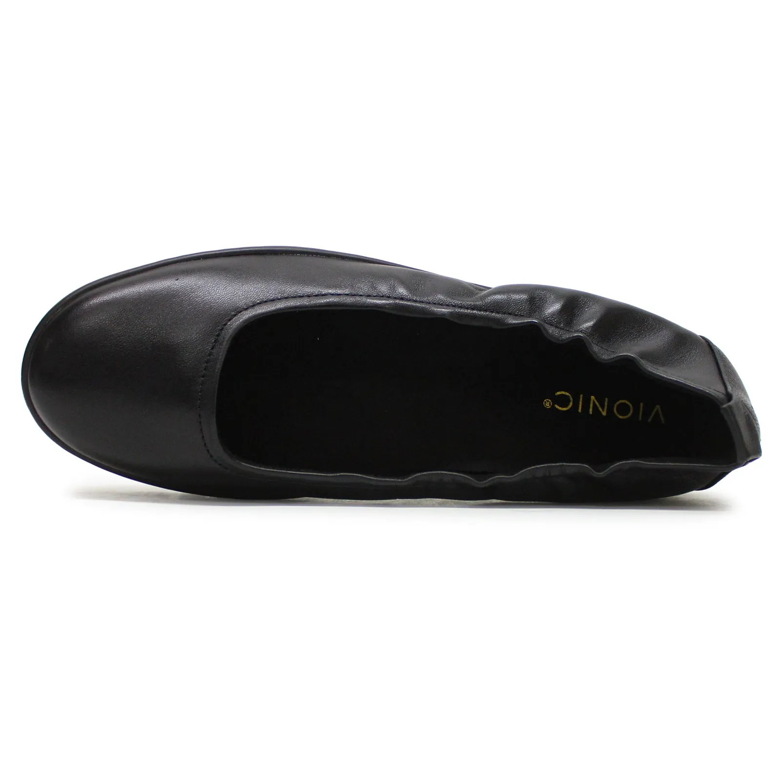 Vionic Uptown Ballet Leather Women's Slip On Shoes