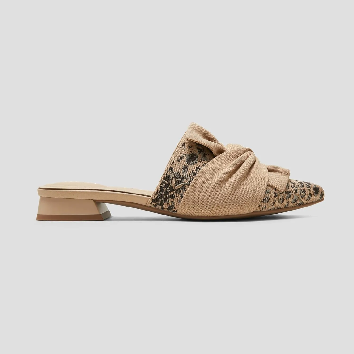 VIVAIA Yaffa Pro Mules for Women Slip On Pointed-Toe Knot Mules Women's Casual Slip on Washable Comfortable Shoes Pointed-Toe Style