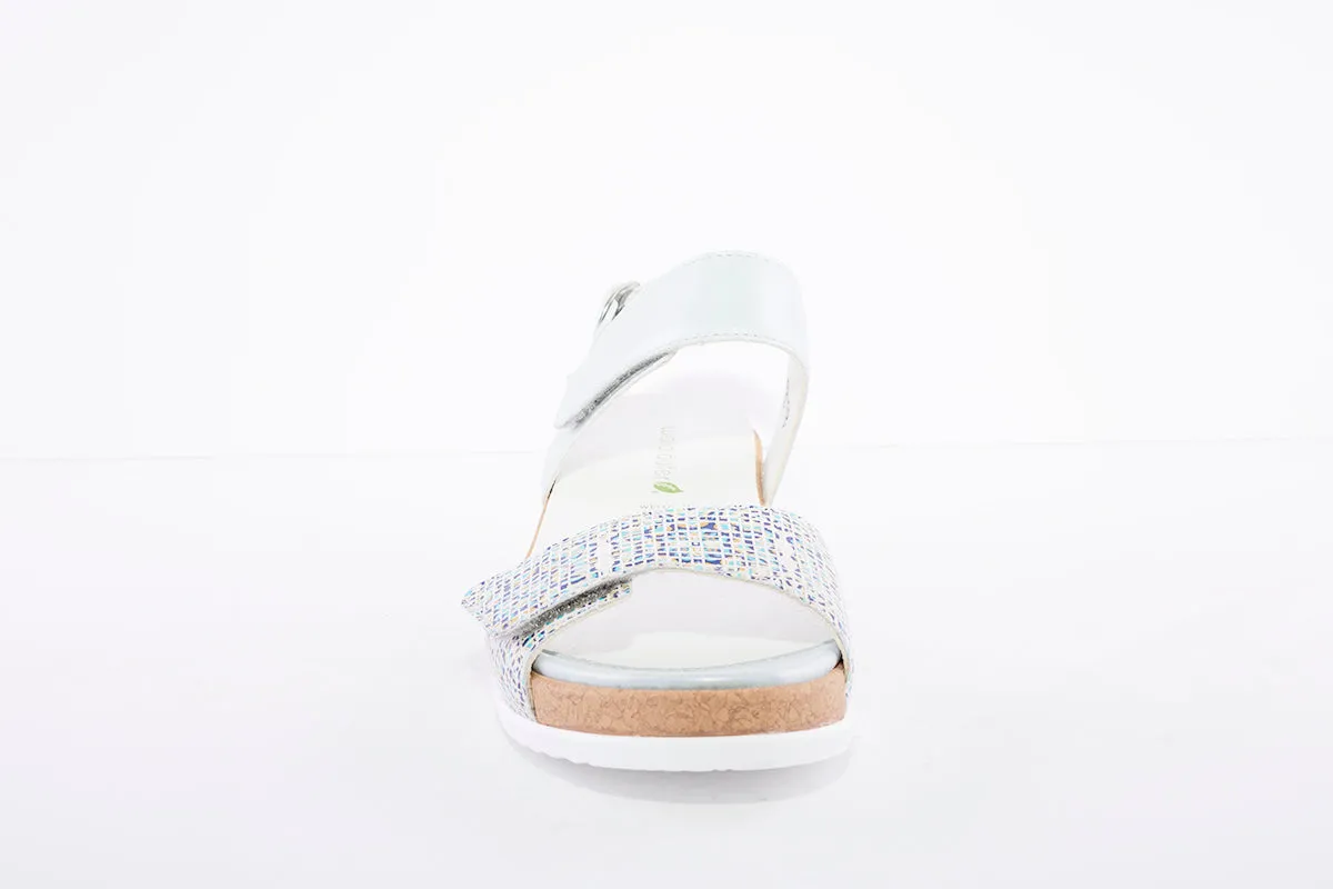 WALDLAUFER - HILDA WEDGE SANDAL - LIGHT BLUE