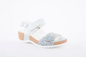 WALDLAUFER - HILDA WEDGE SANDAL - LIGHT BLUE