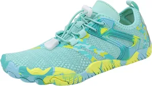 Water Shoes Men Closed Toe Non Slip Water Shoes for Hiking Women Extra Wide Water Shoes Jogging Quick Dry Pool Sports Sneaker for Beach Swim Surf Water Sport