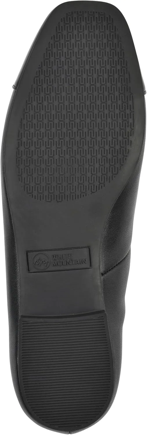 WHITE MOUNTAIN Women's Bocci Dressy Cap Toe Ballet Flat