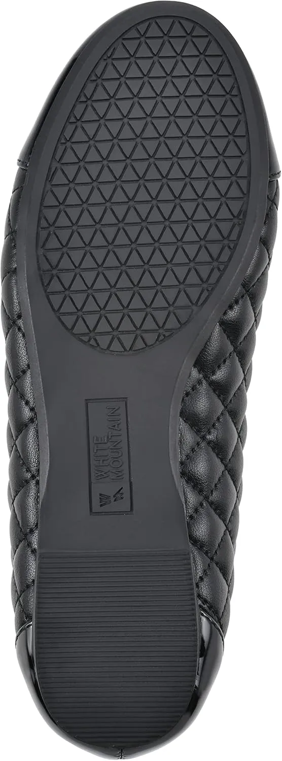 WHITE MOUNTAIN Women's Seaglass Quilted Ballet Flat