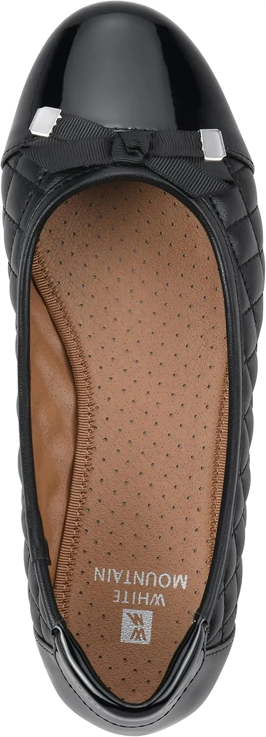 WHITE MOUNTAIN Women's Seaglass Quilted Ballet Flat