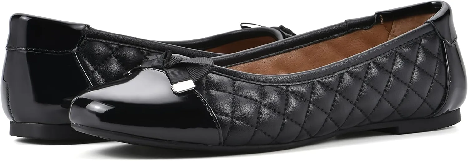 WHITE MOUNTAIN Women's Seaglass Quilted Ballet Flat