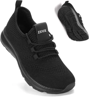 Wide Toe Box Shoes Women Non-Slip Wide Width Sneakers Ultra Light Extra Wide Road Running Shoes for Women Breathable Tennis Walking Gym Workout Trainer 5.5-11.5