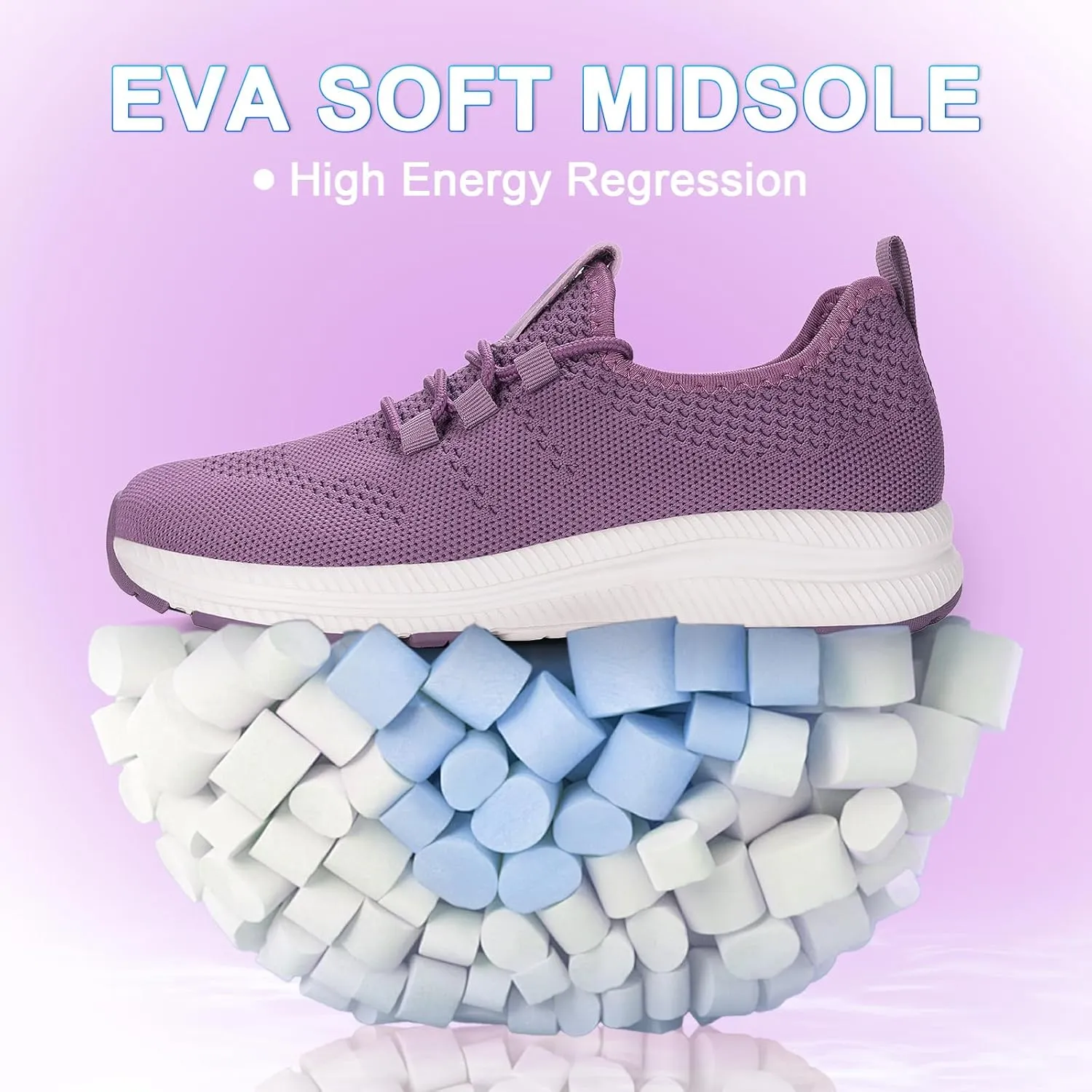 Wide Toe Box Shoes Women Non-Slip Wide Width Sneakers Ultra Light Extra Wide Road Running Shoes for Women Breathable Tennis Walking Gym Workout Trainer 6-12