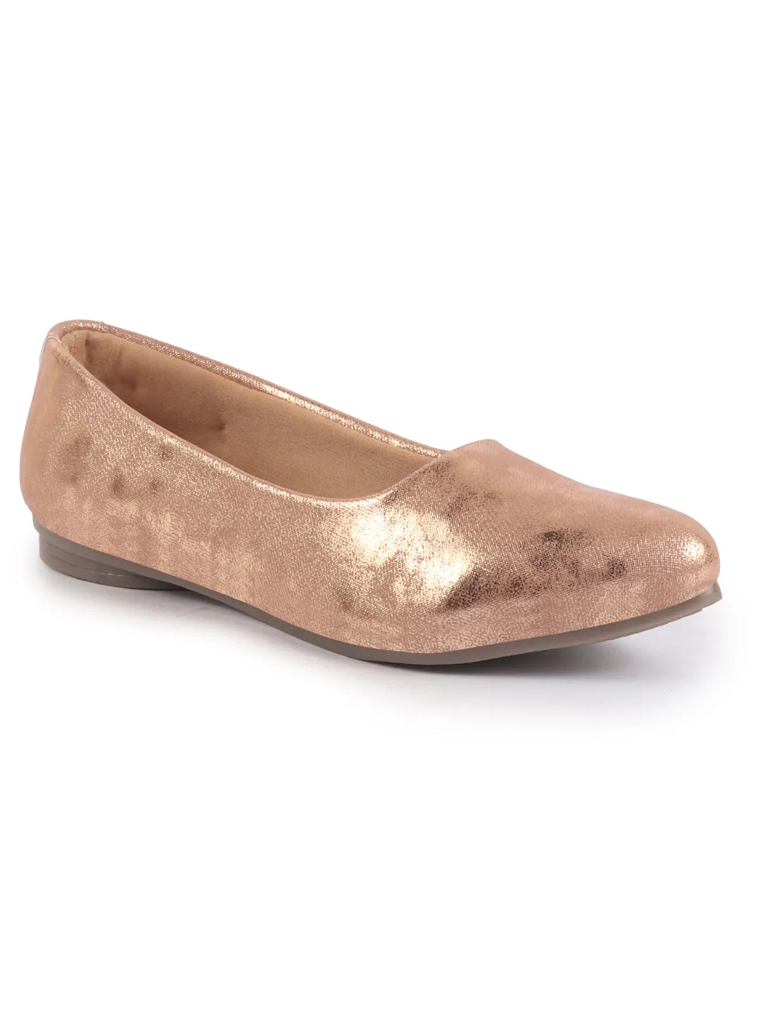 Women Comfortable Slip On Flat Ballerina Glittery Shiny Casual Ballet Driving Shoes Cushioned Insole