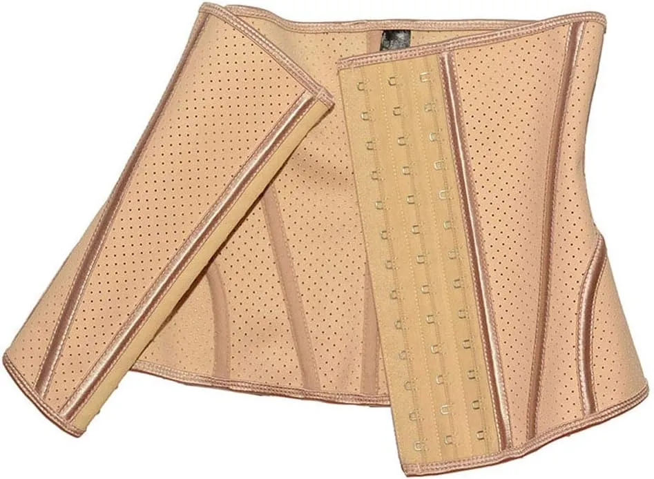 Women Latex Waist Trainer Corset Short Torso for Weight Loss Body Shaper