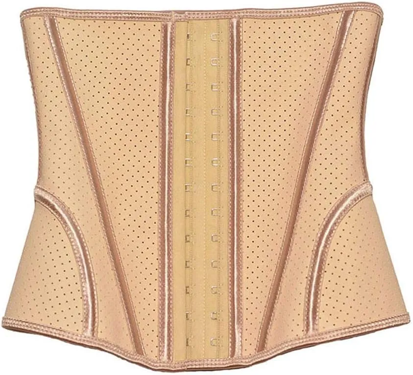 Women Latex Waist Trainer Corset Short Torso for Weight Loss Body Shaper