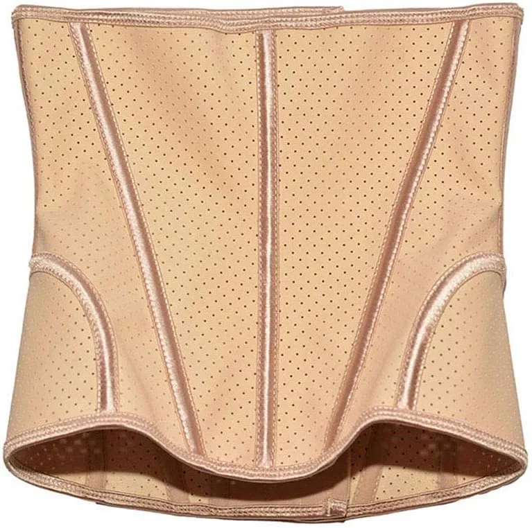 Women Latex Waist Trainer Corset Short Torso for Weight Loss Body Shaper