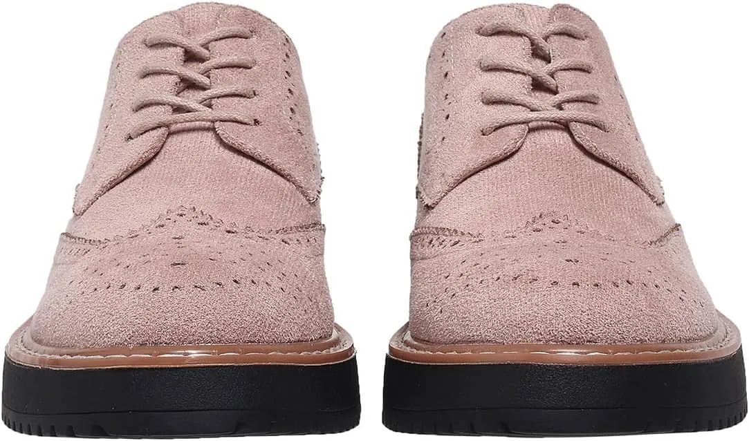 Women Oxfords Platform Lace-up Oxford Shoes Girls Ladies Women Casual Wingtips Brogue Oxfords