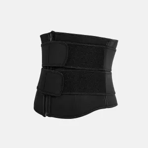 Women Sweat Waist Trainer Underbust Corset Trimmer Double Shaper Belt Workout Sport Girdle